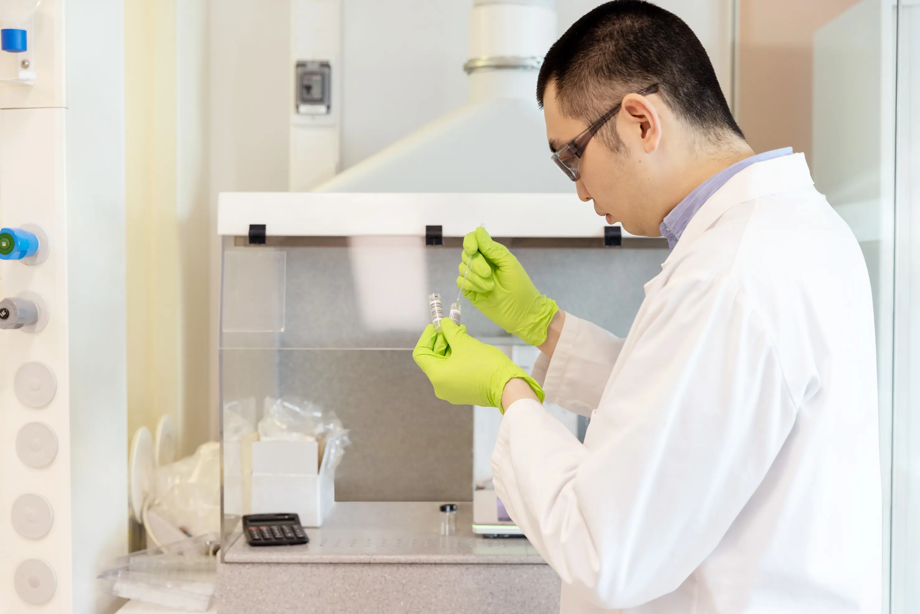 Male scientist