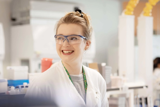 Female scientist in lab