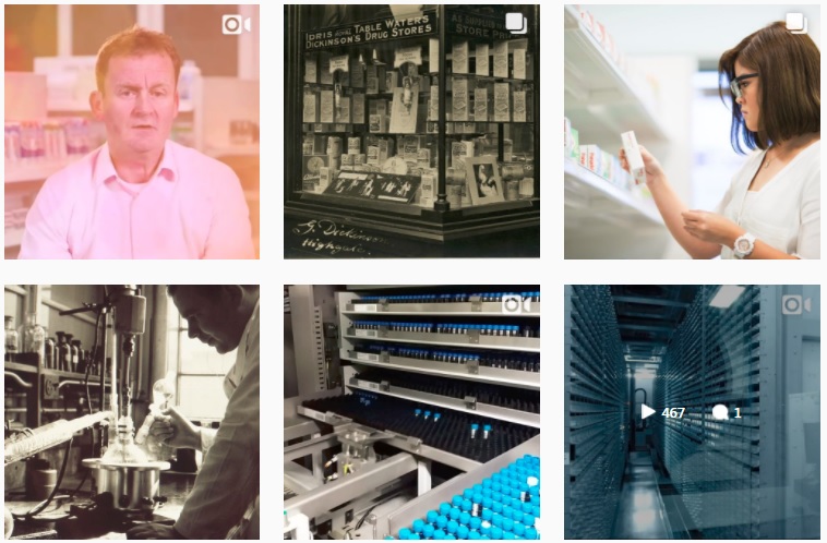 Six instagram photos from our GSK Instagram account