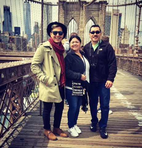 New York with family