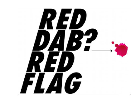 Red Dab Red Flag logo