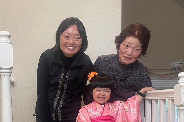 Marcia with her mother and daughter