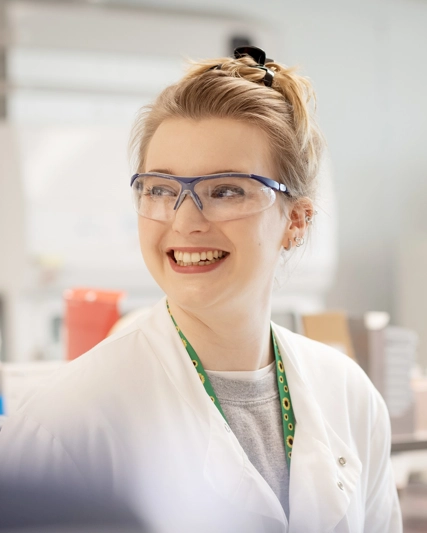 Female scientist
