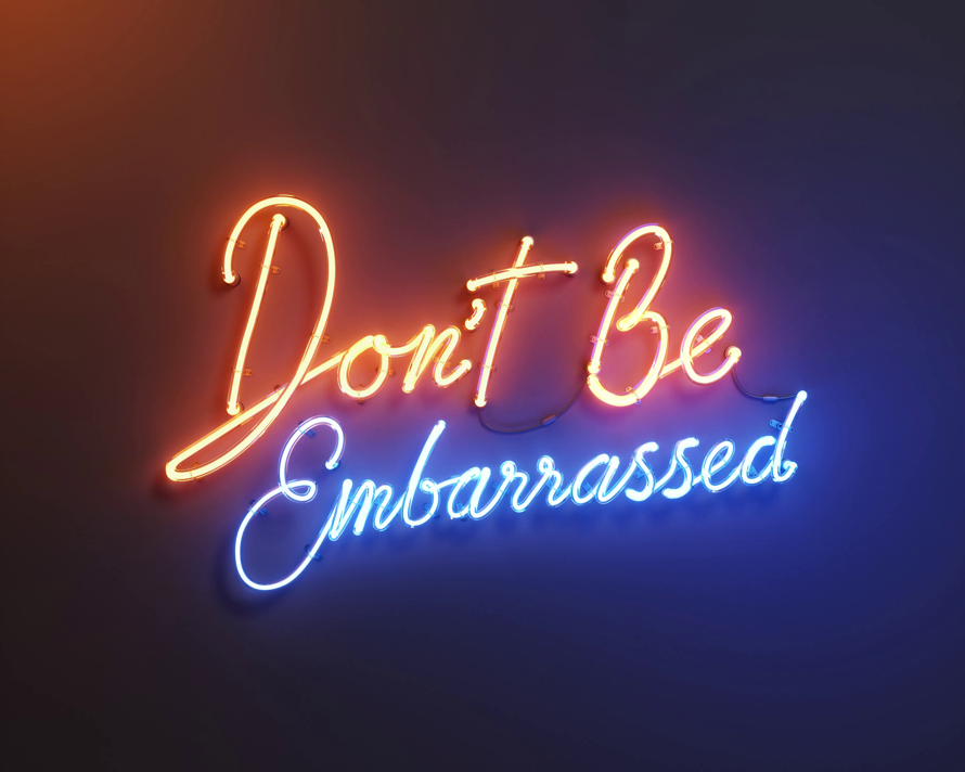 Dont Be Embarrassed (DBE) Homepage Takeover