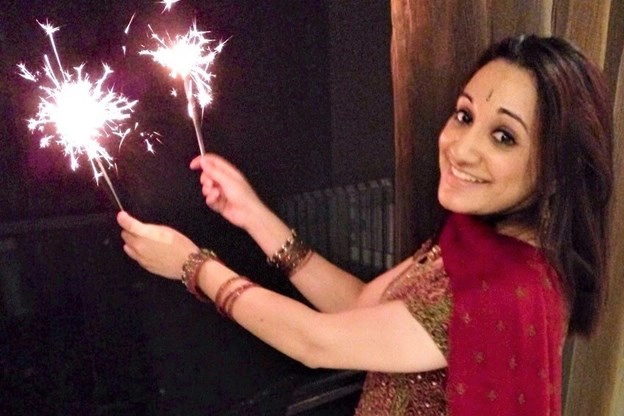 Nivi in a festive environment