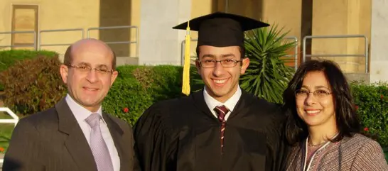 Ramy and his parents 