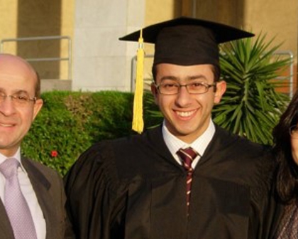 Ramy and his parents 