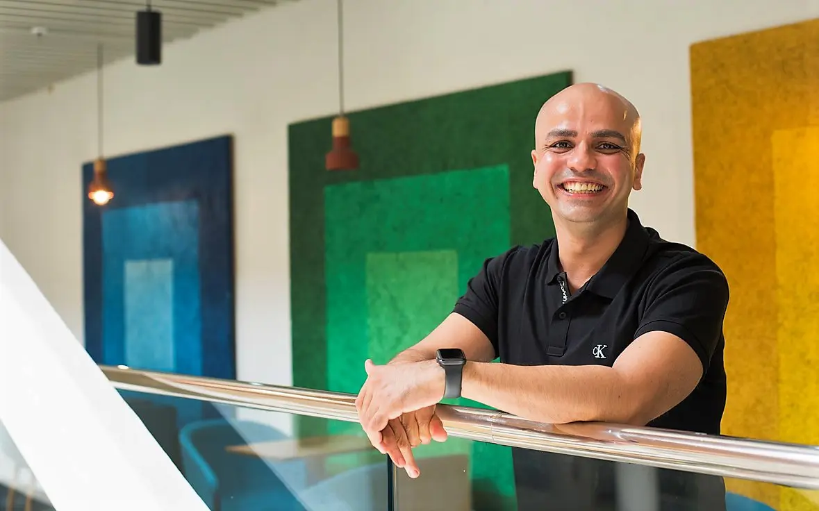 Jigar Rail in the office