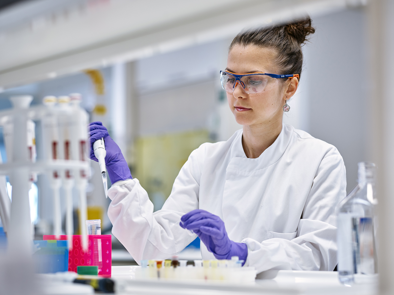female Scientist in lab.