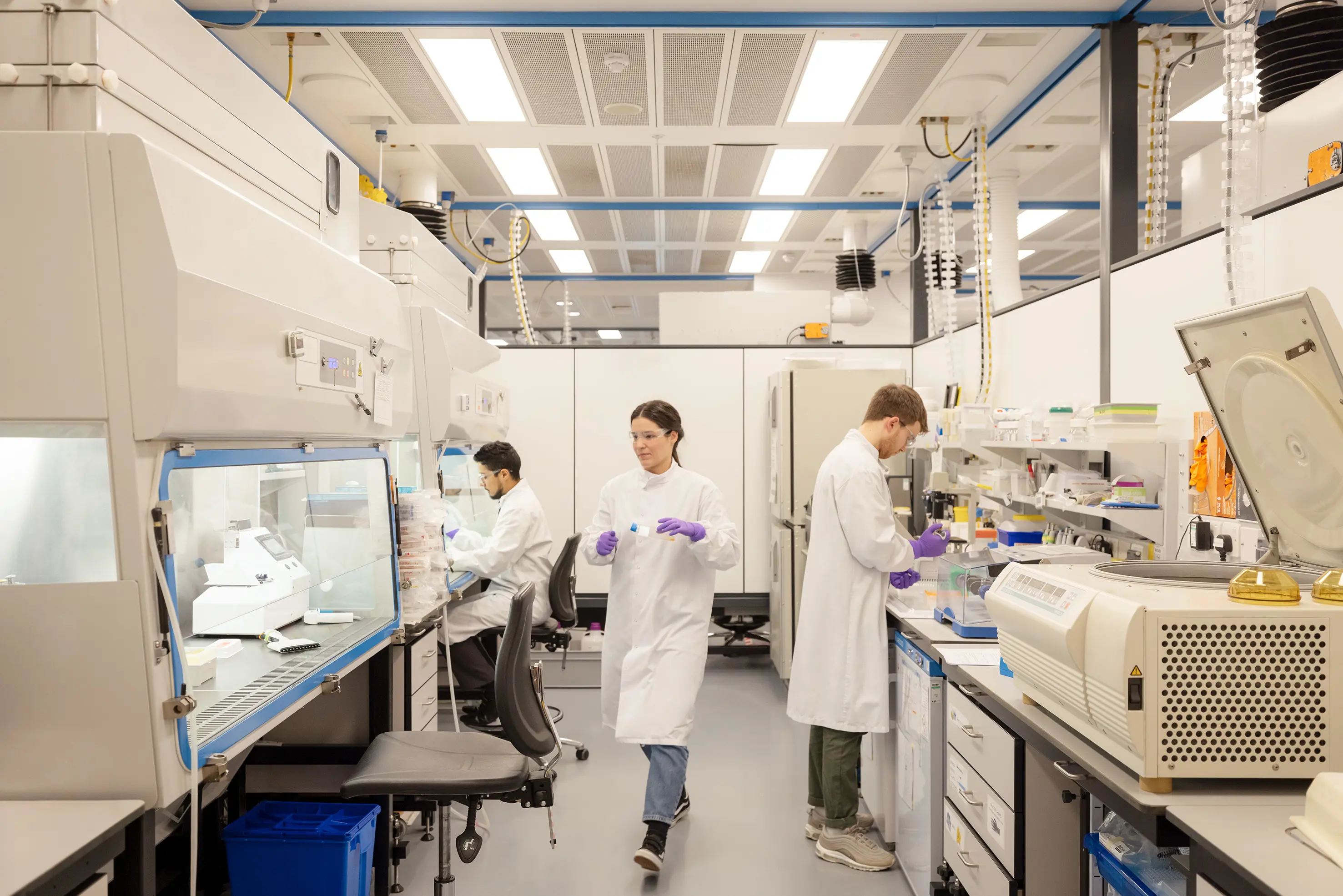 group of scientist in lab
