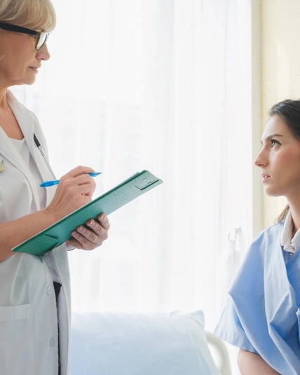 Doctor and patient