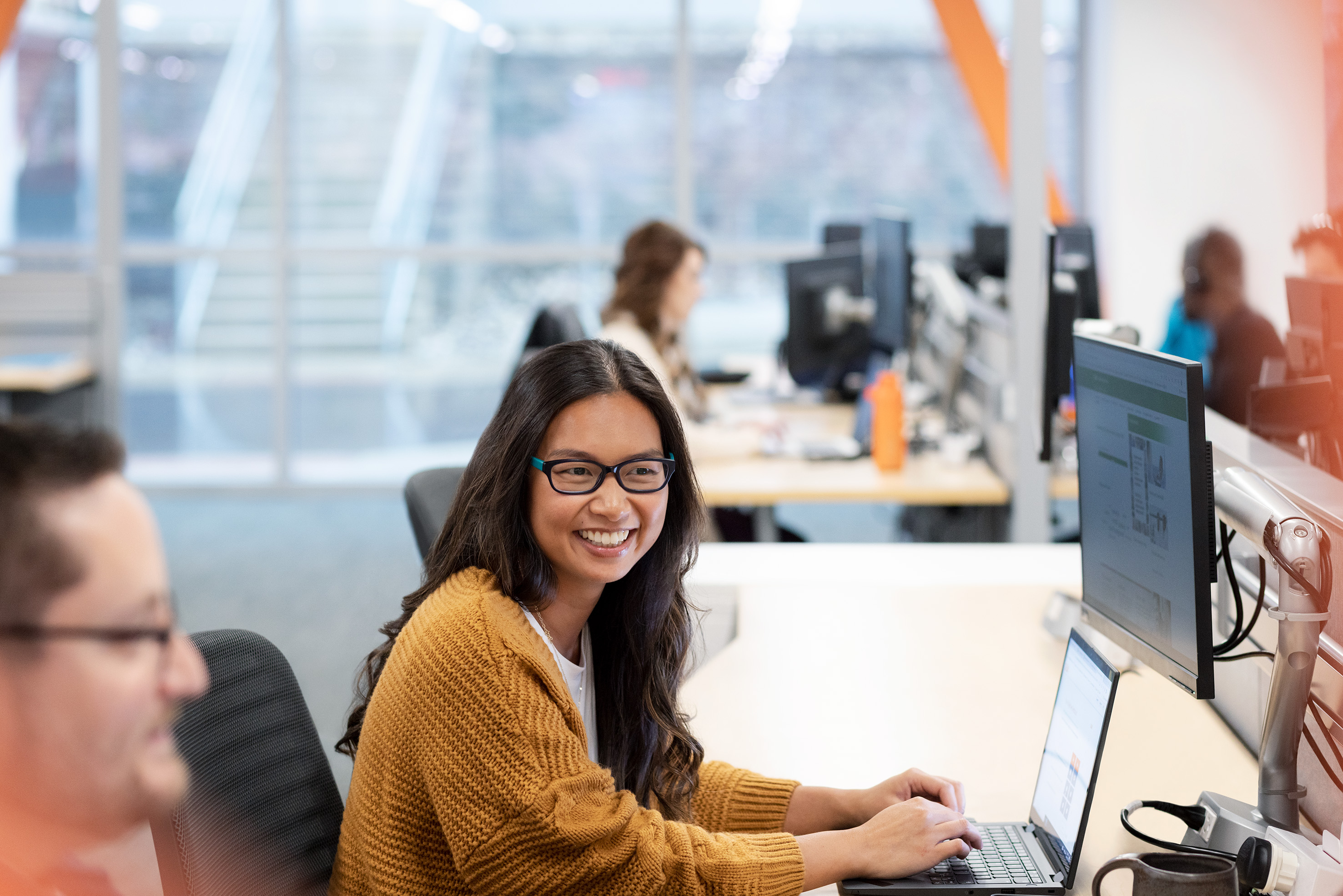 female employee in office 
