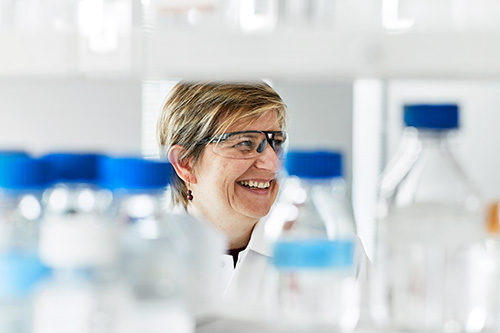 Scientist in the lab