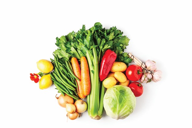 a group of vegetables