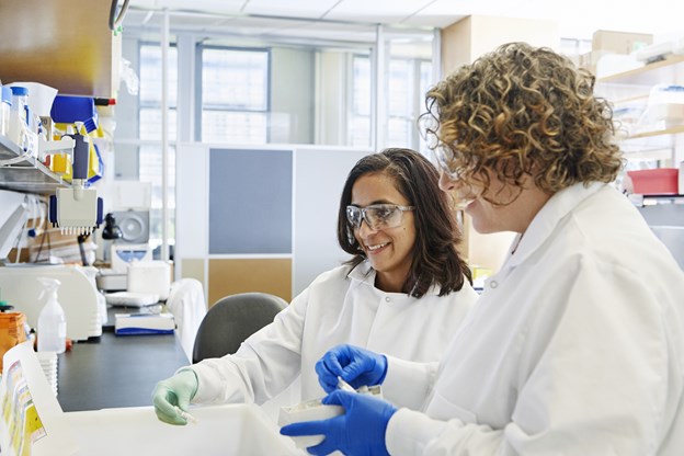 two female scientists in the lab