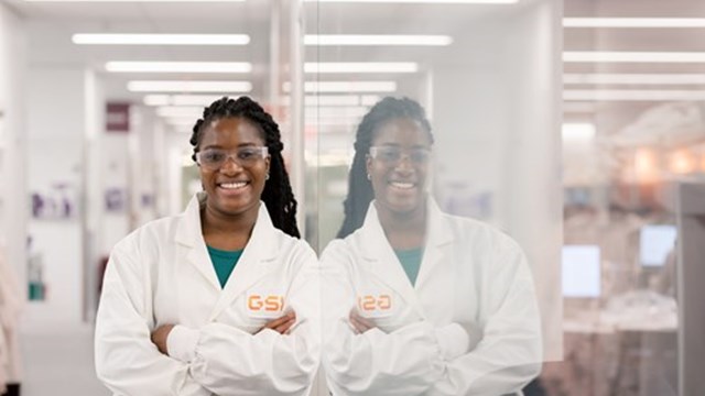 Black female scientist  